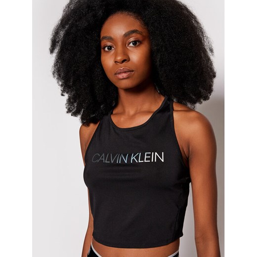 Calvin Klein Performance Bluzka 00GWT1K134 Czarny Regular Fit XS wyprzedaż MODIVO