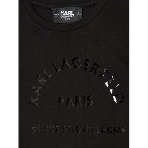 KARL LAGERFELD T-Shirt Z15351 M Czarny Regular Fit Karl Lagerfeld 5Y MODIVO