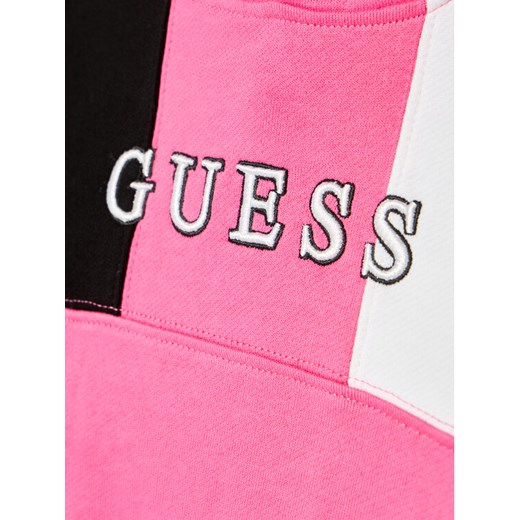 Guess Bluza H1YT02 KAD70 Różowy Regular Fit Guess 6X_7Y okazyjna cena MODIVO