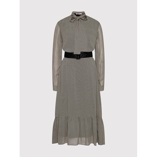 Marella Sukienka koszulowa Sanremo 32262118 Brązowy Regular Fit Marella 46 okazyjna cena MODIVO