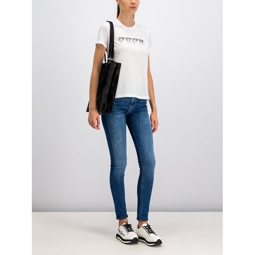 Pepe Jeans T-Shirt Maggie PL504080 Biały Regular Fit Pepe Jeans XS okazyjna cena MODIVO