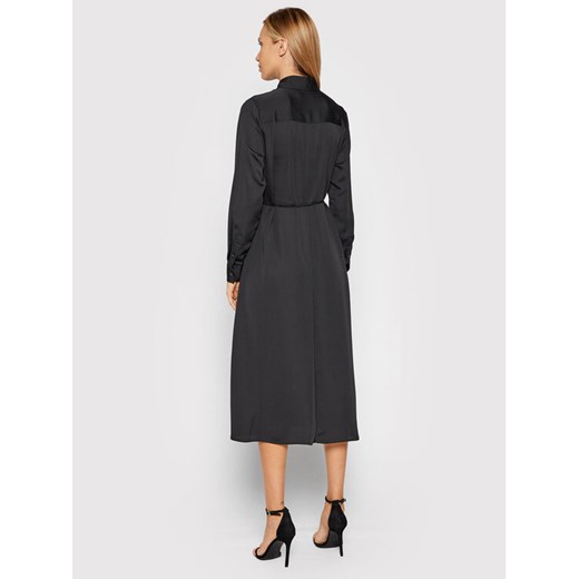 Calvin Klein Sukienka koszulowa K20K203225 Czarny Regular Fit Calvin Klein 34 promocja MODIVO