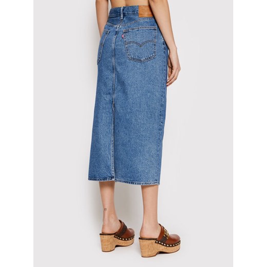 Levi's® Spódnica jeansowa '70s A1957-0000 Niebieski Regular Fit 25 MODIVO