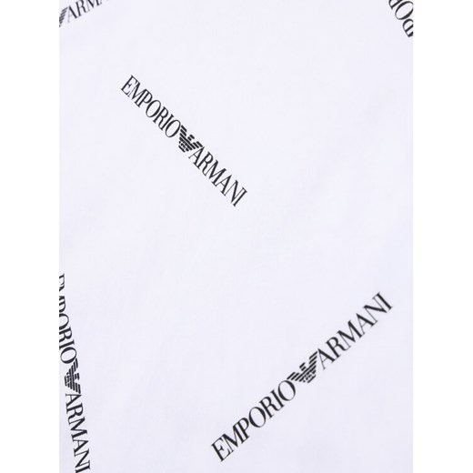 Emporio Armani T-Shirt 3H4TD7 4J09Z F112 Biały Regular Fit Emporio Armani 7A promocyjna cena MODIVO