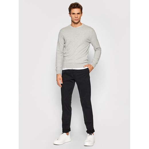 United Colors Of Benetton Chinosy 4DKH55I18 Czarny Slim Fit United Colors Of Benetton 46 promocyjna cena MODIVO