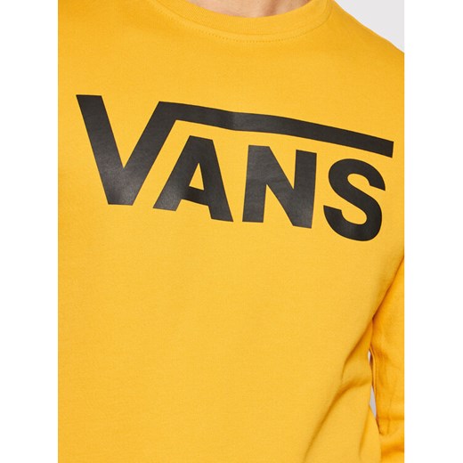 Vans Bluza Classic Crew II VN0A456A Żółty Regular Fit Vans XL wyprzedaż MODIVO