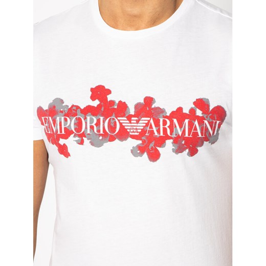 Emporio Armani T-Shirt 3H1T6S 1JQ4Z 0100 Biały Regular Fit Emporio Armani XL okazja MODIVO