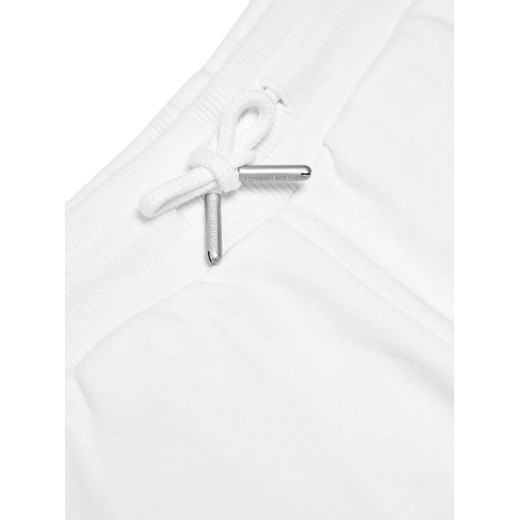 Calvin Klein Jeans Spodnie dresowe Hybrid Logo IB0IB00780 Biały Regular Fit 6Y okazja MODIVO