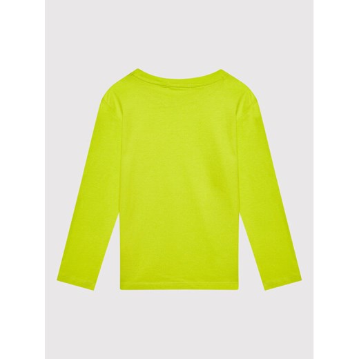 Calvin Klein Jeans Bluzka Chest Monogram IB0IB00613 Zielony Regular Fit 12Y okazyjna cena MODIVO