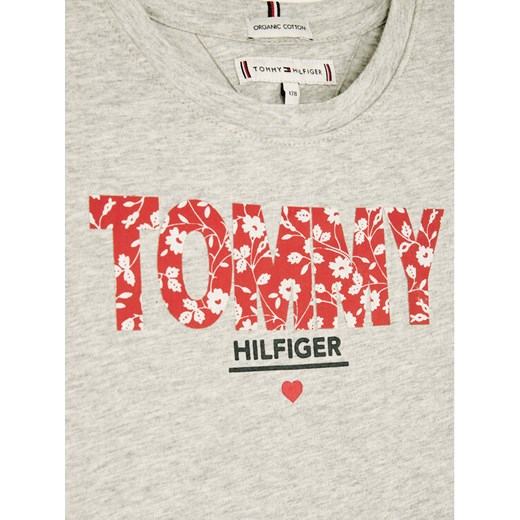 Tommy Hilfiger T-Shirt Floral Graphic KG0KG05032 D Szary Regular Fit Tommy Hilfiger 10 wyprzedaż MODIVO