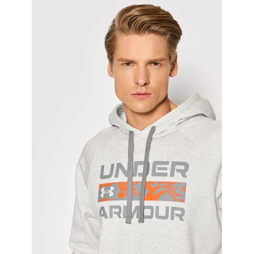 Under Armour Bluza Ua Rival 1366363 Szary Relaxed Fit Under Armour XL promocja MODIVO
