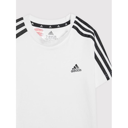 adidas T-Shirt HD5973 Biały Regular Fit 13_14Y MODIVO