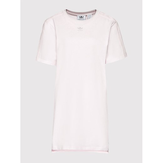adidas Sukienka codzienna Tennis Luxe Tee H56459 Różowy Relaxed Fit 36 wyprzedaż MODIVO