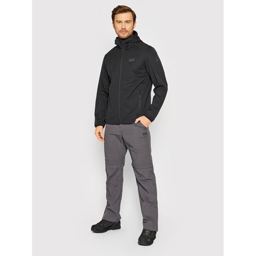 Jack Wolfskin Kurtka softshell Go Hike Softshell 1306921 Czarny Regular Fit Jack Wolfskin S MODIVO