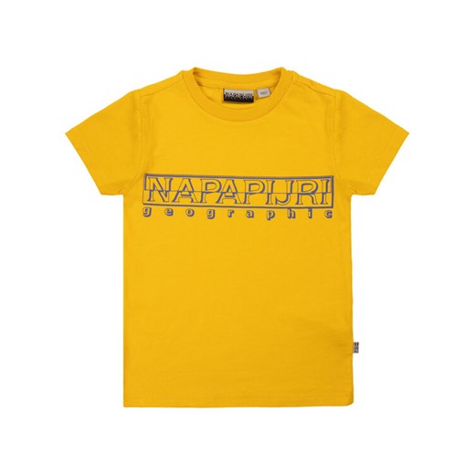 Napapijri T-Shirt K Soli Ss Sum NP0A4EG5Y Żółty Regular Fit Napapijri 10 wyprzedaż MODIVO