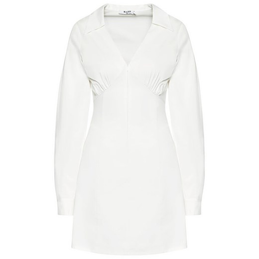 NA-KD Sukienka koszulowa 1018-006777-0001-580 Biały Slim Fit 42 okazja MODIVO