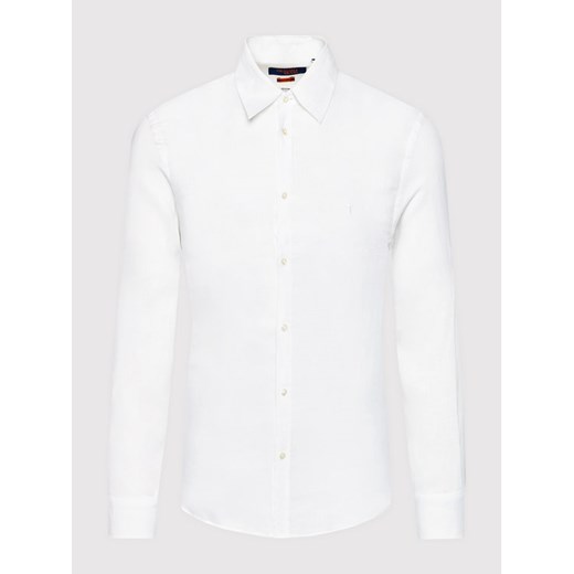Trussardi Koszula 52C00212 Biały Close Fit Trussardi 40 promocyjna cena MODIVO