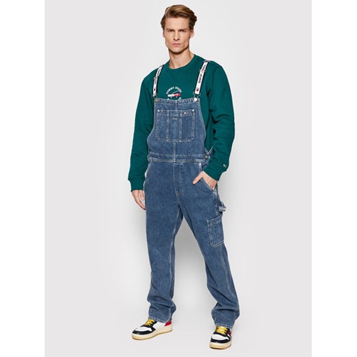 Tommy Jeans Ogrodniczki Carp Denim DM0DM12090 Niebieski Relaxed Fit Tommy Jeans L MODIVO