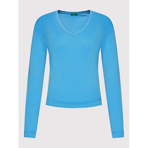 United Colors Of Benetton Sweter 1091D4625 Niebieski Regular Fit United Colors Of Benetton XS MODIVO