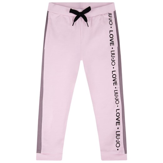 Liu Jo Kids Spodnie dresowe KA0129 F0090 Różowy Regular Fit 7A wyprzedaż MODIVO