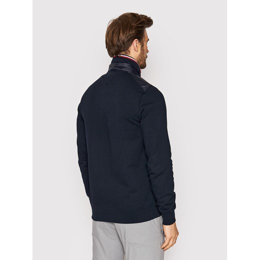 Tommy Hilfiger Kurtka przejściowa Mix Media MW0MW24250 Granatowy Regular Fit Tommy Hilfiger S MODIVO