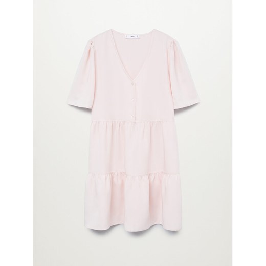 Mango Sukienka codzienna Rita 87084026 Różowy Relaxed Fit Mango S wyprzedaż MODIVO