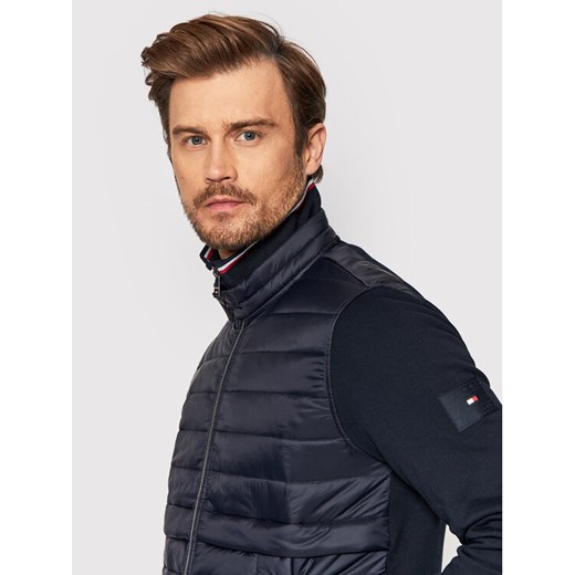 Tommy Hilfiger Kurtka przejściowa Mix Media MW0MW24250 Granatowy Regular Fit Tommy Hilfiger M MODIVO