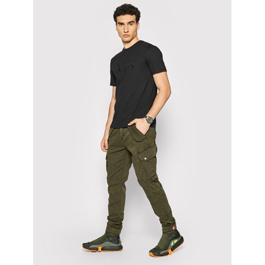 Alpha Industries Spodnie materiałowe Combat 126215 Zielony Slim Fit Alpha Industries 32 MODIVO
