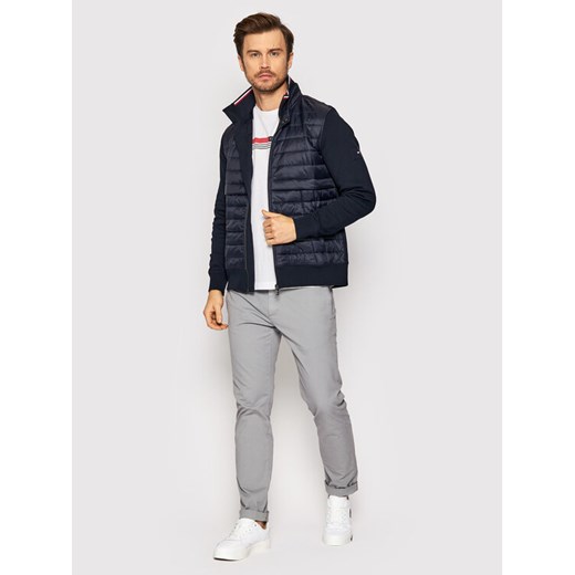 Tommy Hilfiger Kurtka przejściowa Mix Media MW0MW24250 Granatowy Regular Fit Tommy Hilfiger M MODIVO