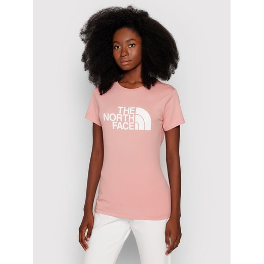 The North Face T-Shirt Easy NF0A4T1Q Różowy Regular Fit The North Face XS MODIVO okazyjna cena