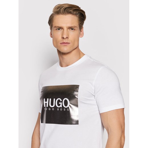 Hugo T-Shirt Dolive_M 50463233 Biały Regular Fit XL MODIVO