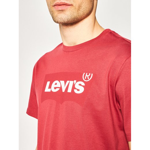 Levi's® T-Shirt Housemark Graphic Tee 22489-0276 Czerwony Regular Fit XS okazyjna cena MODIVO
