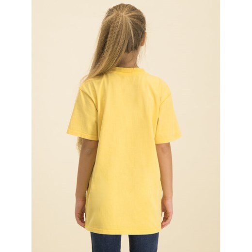 Guess T-Shirt H01J00 K82E0 Żółty Regular Fit Guess 8 promocja MODIVO