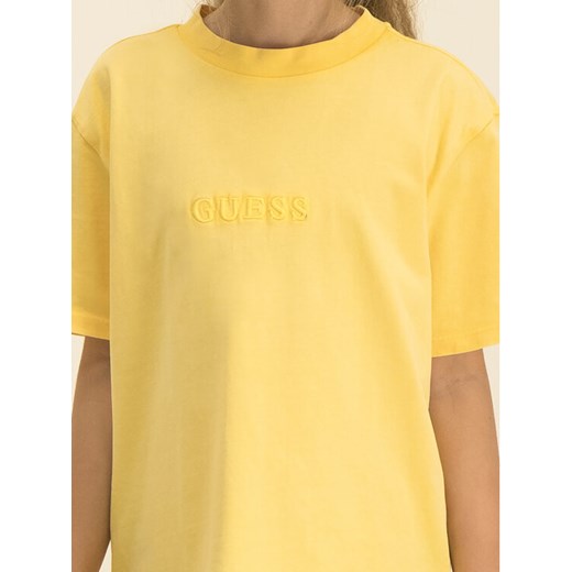 Guess T-Shirt H01J00 K82E0 Żółty Regular Fit Guess 8 okazja MODIVO