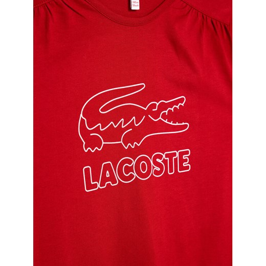 Lacoste T-Shirt TJ7486 Czerwony Regular Fit Lacoste 10A okazja MODIVO