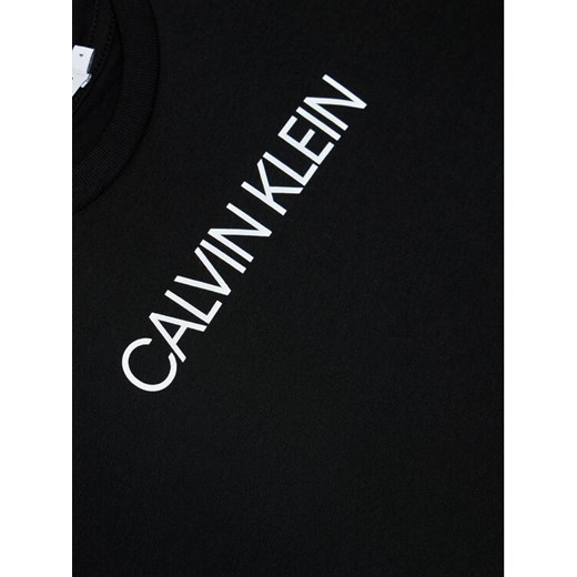 Calvin Klein Jeans T-Shirt Institutional Logo Boxy IG0IG01064 Czarny Regular Fit 10Y okazyjna cena MODIVO