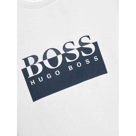 Boss T-Shirt J25L54 S Biały Regular Fit 6Y wyprzedaż MODIVO
