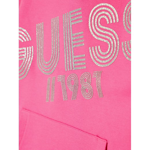 Guess Bluza K1YQ00 KA6V0 Różowy Regular Fit Guess 3Y MODIVO promocyjna cena