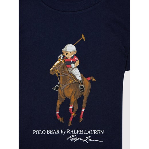 Polo Ralph Lauren T-Shirt 321853828001 Granatowy Regular Fit Polo Ralph Lauren 2_2T wyprzedaż MODIVO