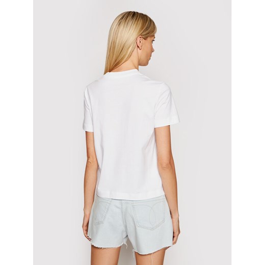 Calvin Klein Jeans T-Shirt J20J215605 Biały Regular Fit XS MODIVO