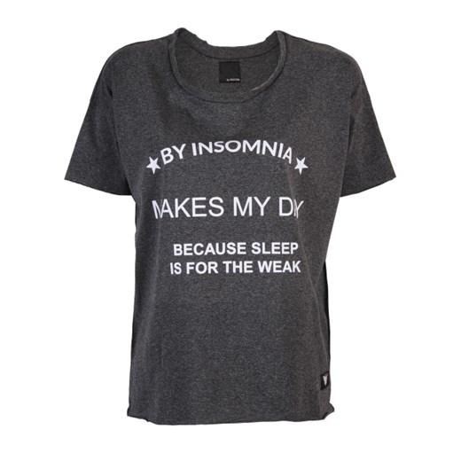 Stella T-shirt &quot;Makes My Day&quot; antracyt melanż XS