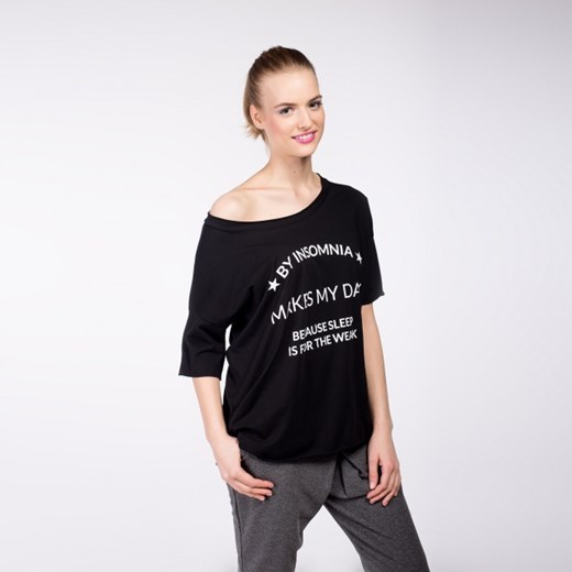 Stella T-shirt &quot;Makes My Day&quot; antracyt melanż XS
