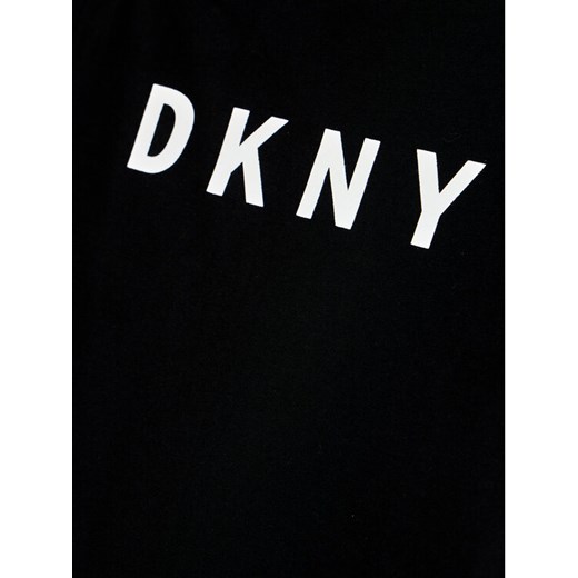 DKNY T-Shirt D35R44 S Czarny Regular Fit 6Y okazyjna cena MODIVO