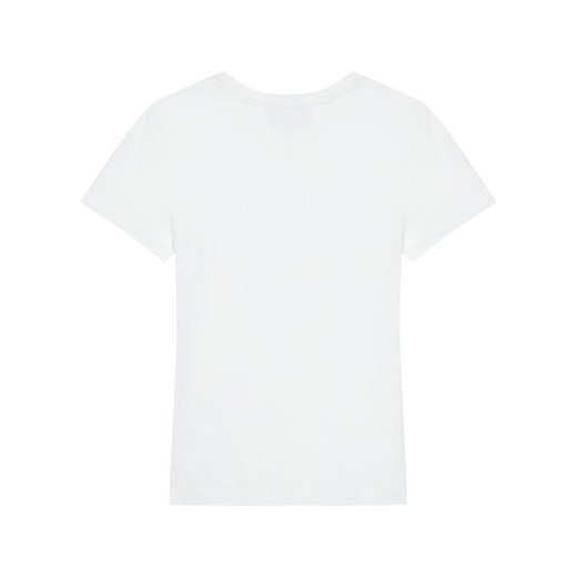 Tommy Hilfiger T-Shirt Structured Gmd KB0KB06557 D Biały Regular Fit Tommy Hilfiger 8Y promocyjna cena MODIVO
