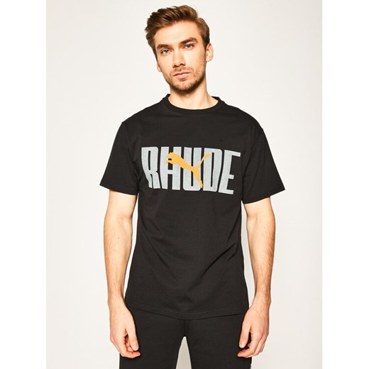 Puma T-Shirt Rhude Graphic 596757 Czarny Regular Fit Puma S promocyjna cena MODIVO