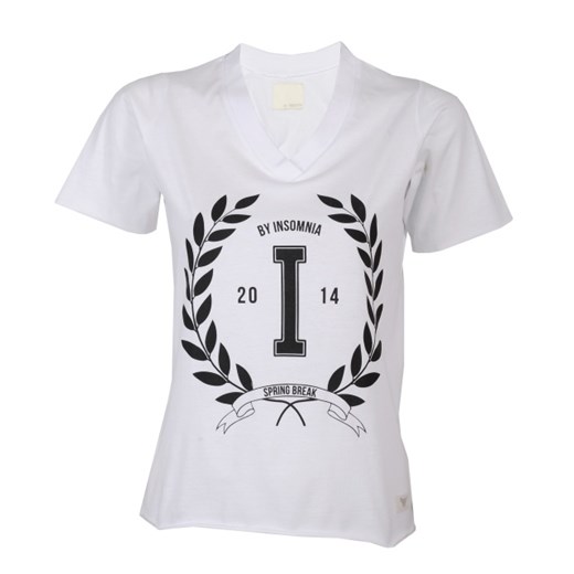 Winona T-shirt Print jasny-szary melanż L
