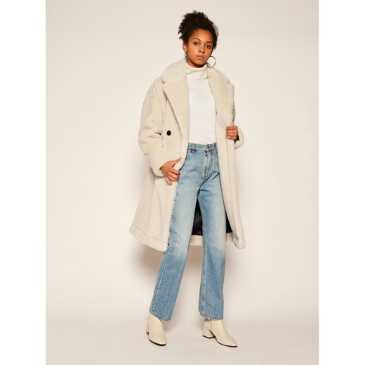 Tommy Hilfiger Kożuch Teddy WW0WW29339 Beżowy Regular Fit Tommy Hilfiger 38 promocja MODIVO