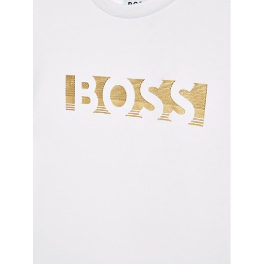 Boss T-Shirt J25N39 M Biały Regular Fit 5Y MODIVO