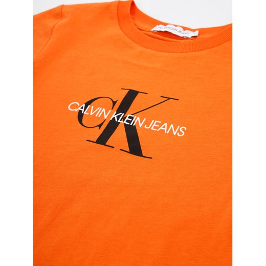 Calvin Klein Jeans T-Shirt Monogram Logo IU0IU00068 Pomarańczowy Regular Fit 16 okazja MODIVO
