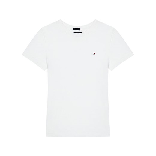 Tommy Hilfiger T-Shirt Structured Gmd KB0KB06557 M Biały Regular Fit Tommy Hilfiger 6Y wyprzedaż MODIVO